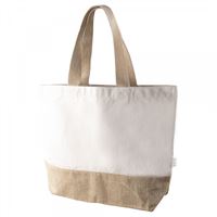 SHOPPER COTONE RICICLATO E JUTA